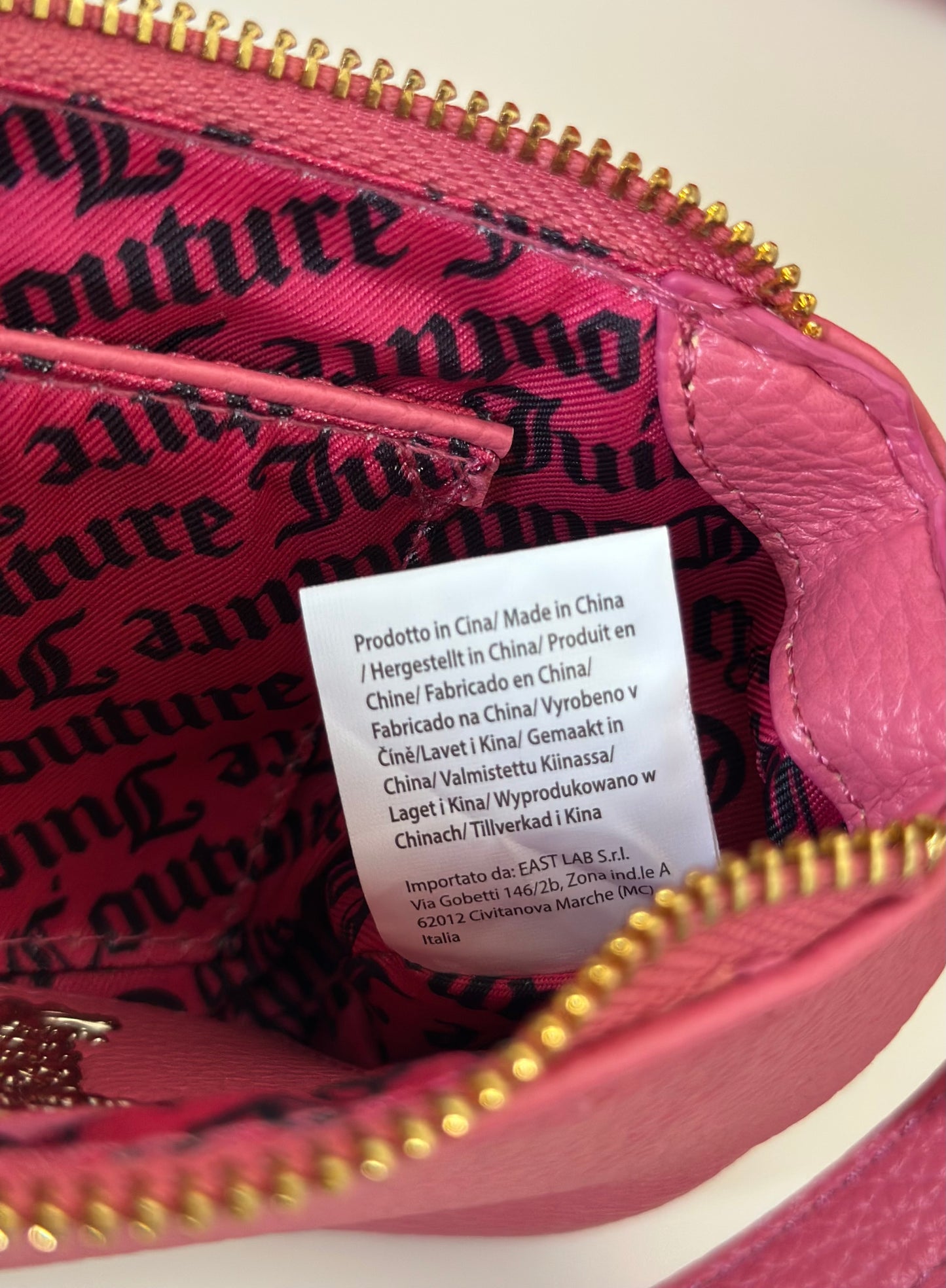 Juicy Couture Mini Bag – Pink & Gold Vintage vibes